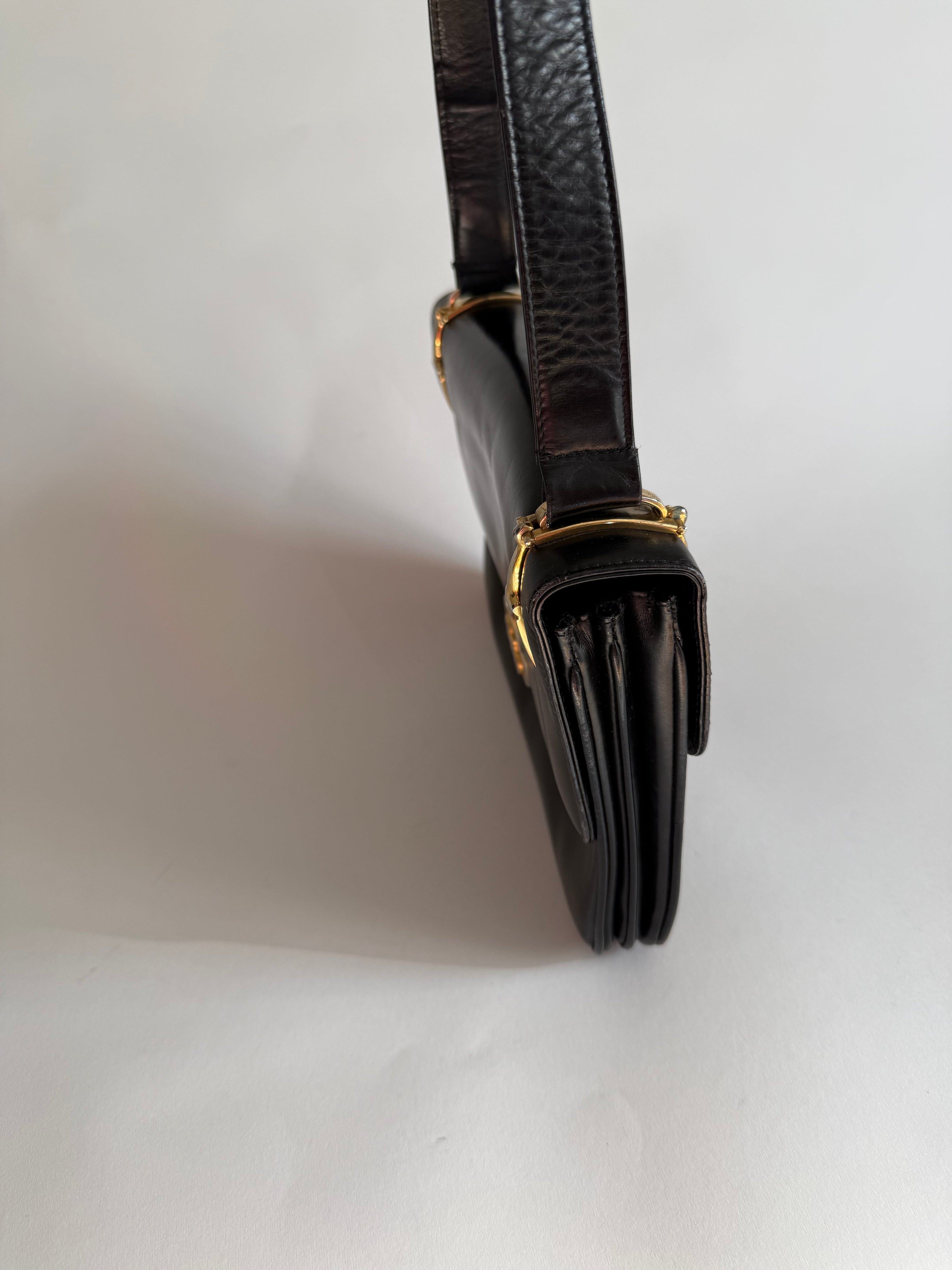 Céline Triomphe black handbag
