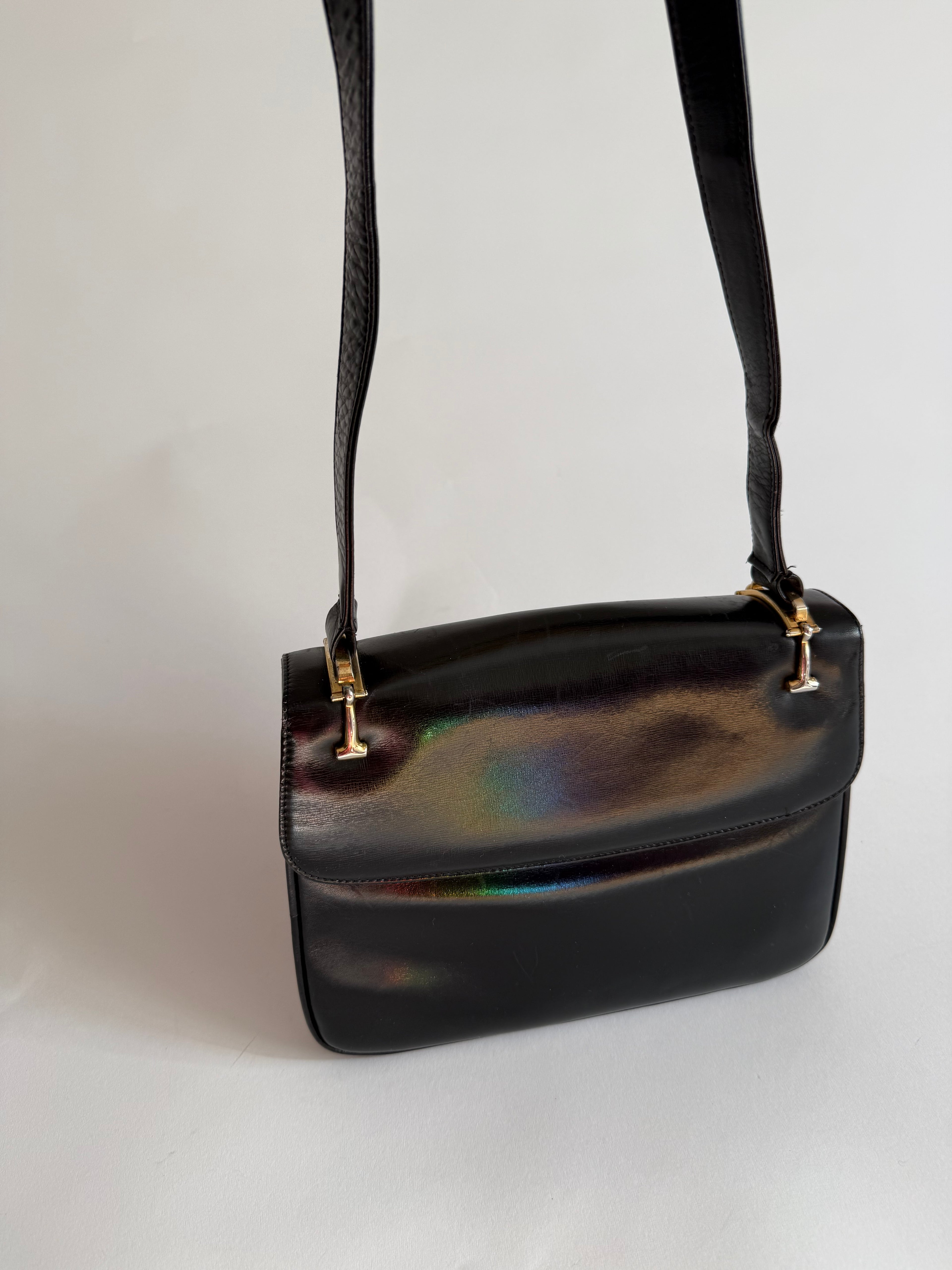 Céline Triomphe black handbag