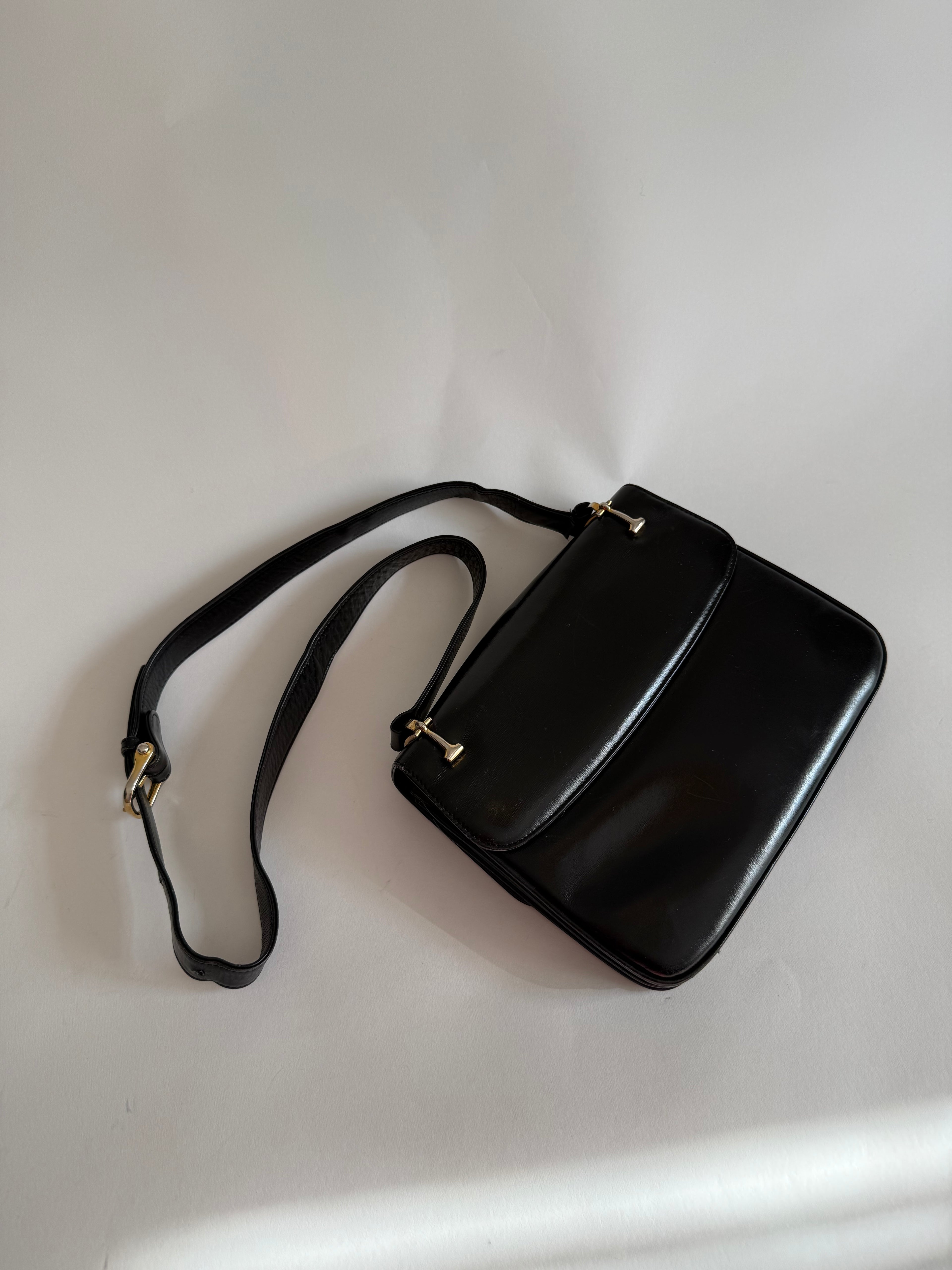 Céline Triomphe black handbag