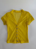 Plein Sud yellow top 2000s