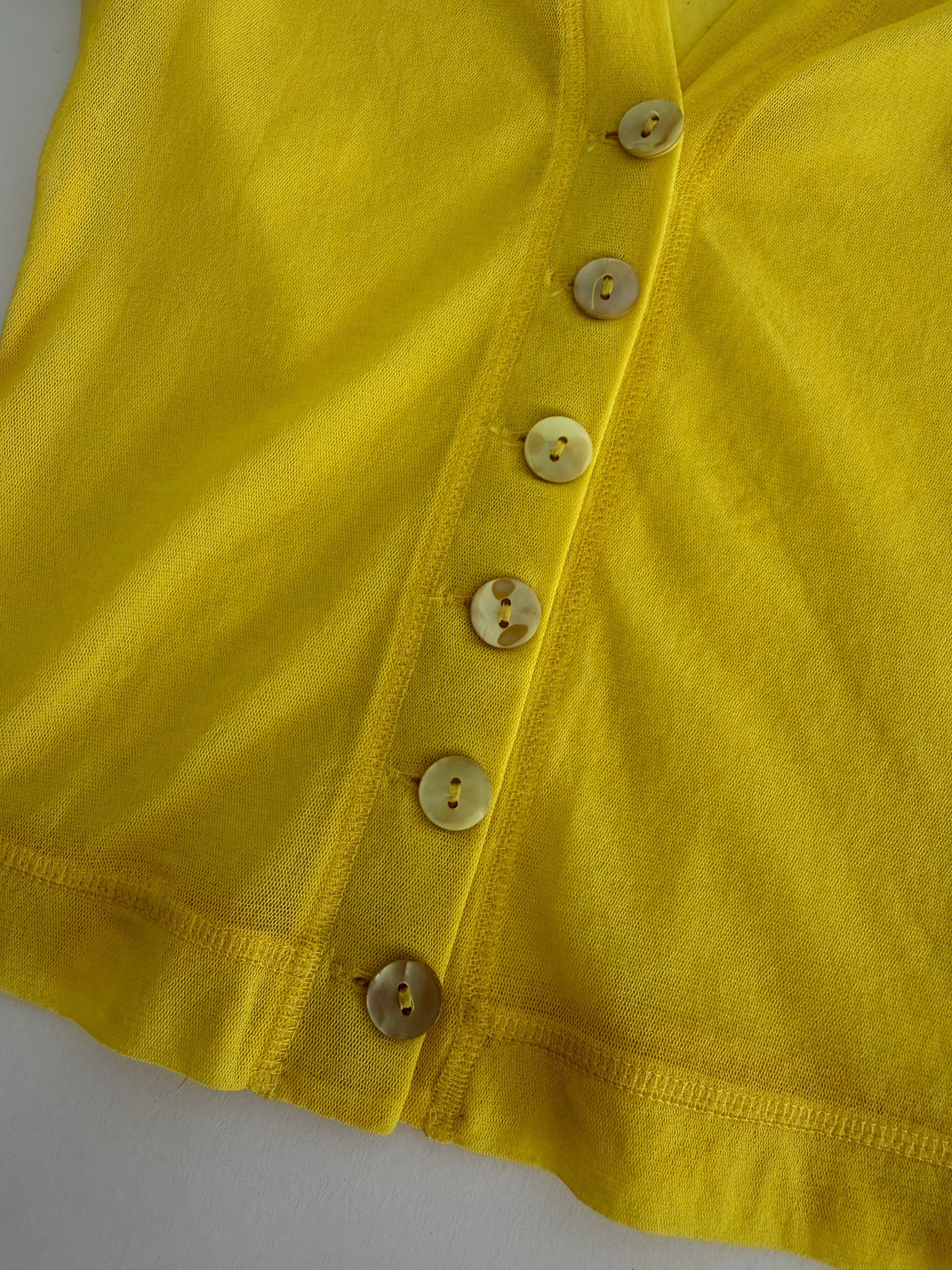 Plein Sud yellow top 2000s