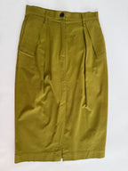 Sud par Faycal Amor olive knee-length skirt