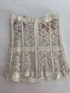 La Perla SS 2014 white Bustier Corset