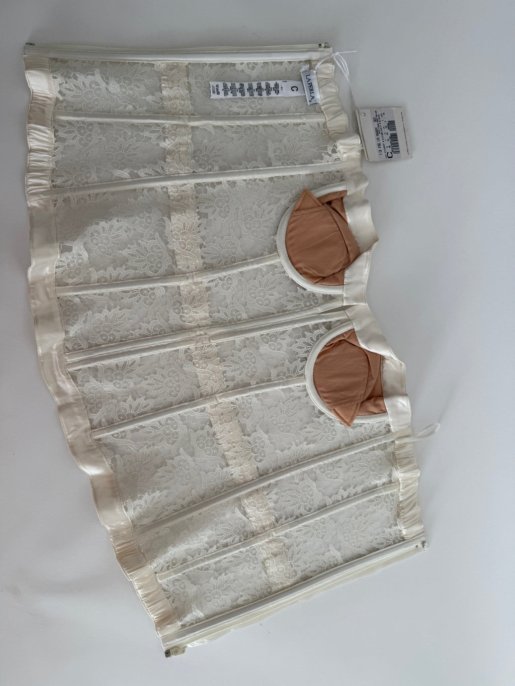 La Perla SS 2014 white Bustier Corset