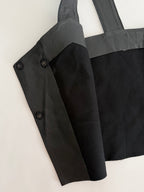 Emporio Armani SS 2017 leather denim top