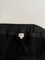Insane laser cut Armani 2001 black leather bustier