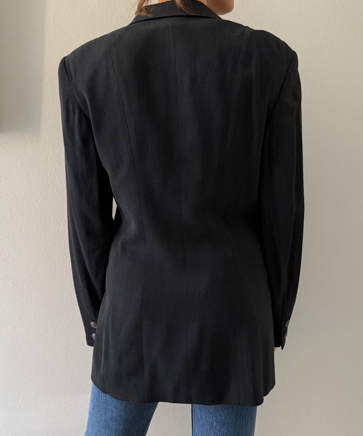 Vintage Karl Lagerfeld grey wool jacket 90s
