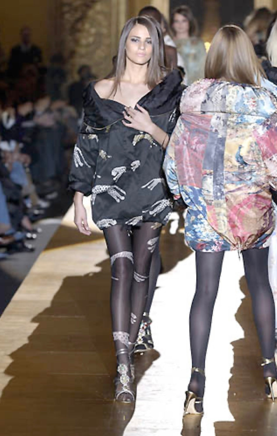 Roberto Cavalli F/W 2002 panther dress