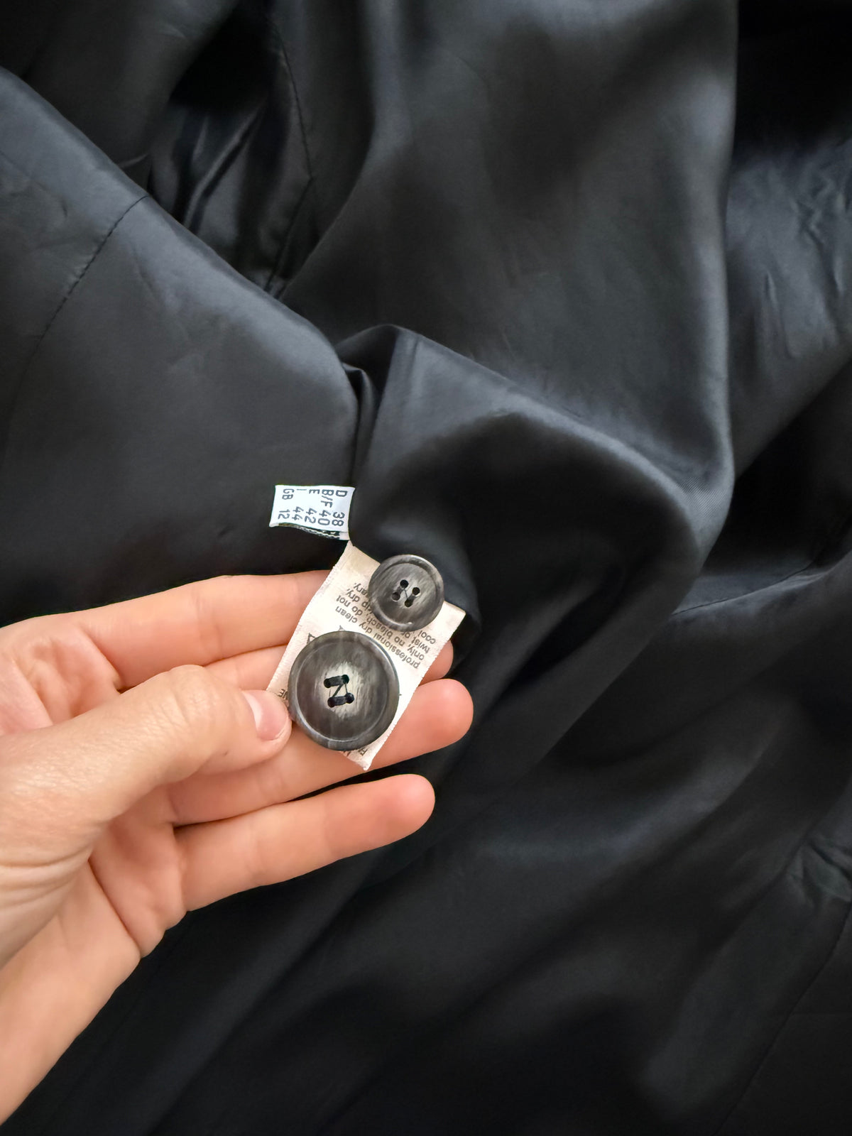 Vintage Karl Lagerfeld grey wool jacket 90s