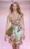 Blumarine SS 2005 Runway print dress African pattern