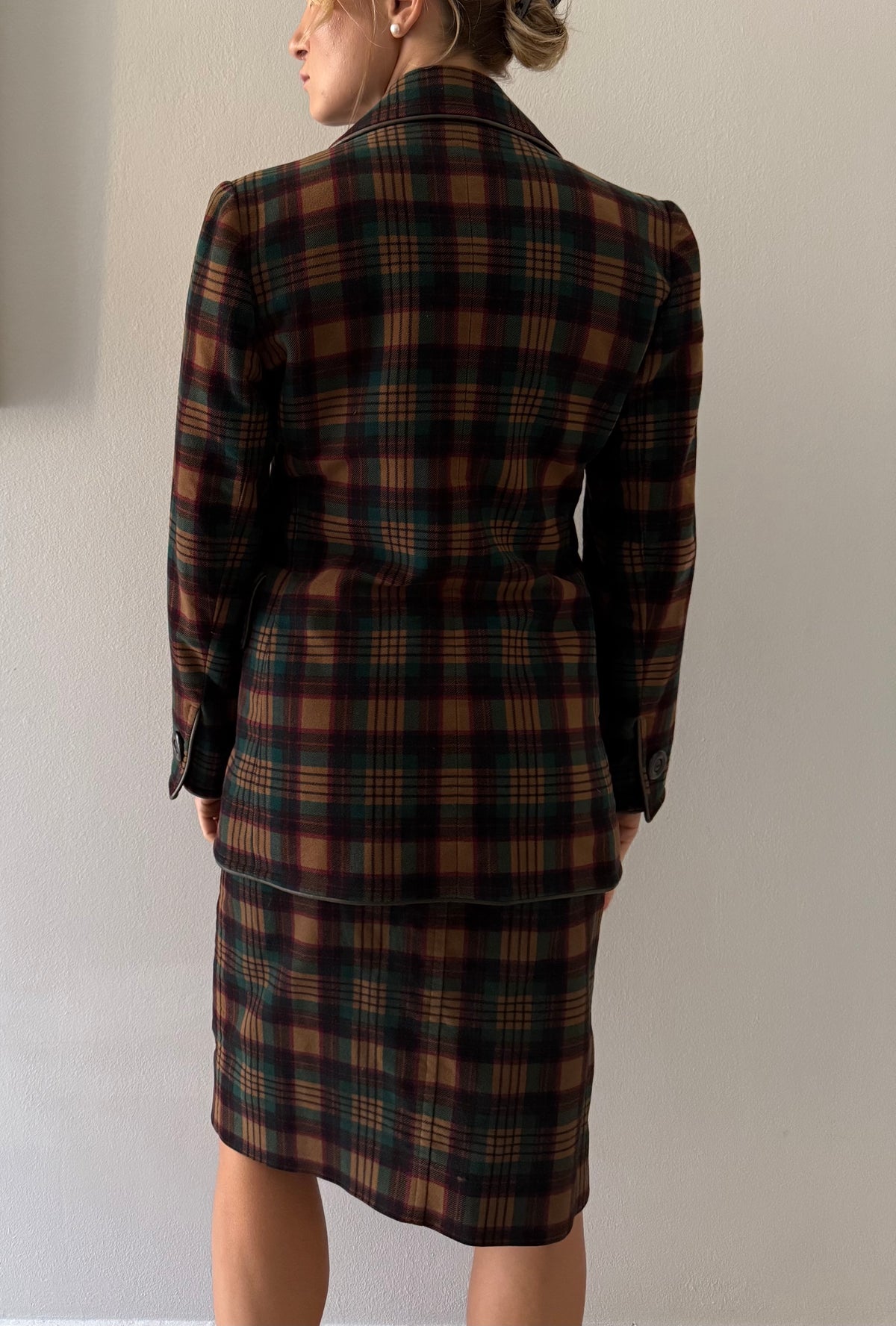 Saint Laurent rive gauche 80s set tailleur
