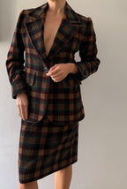 Saint Laurent rive gauche 80s set tailleur