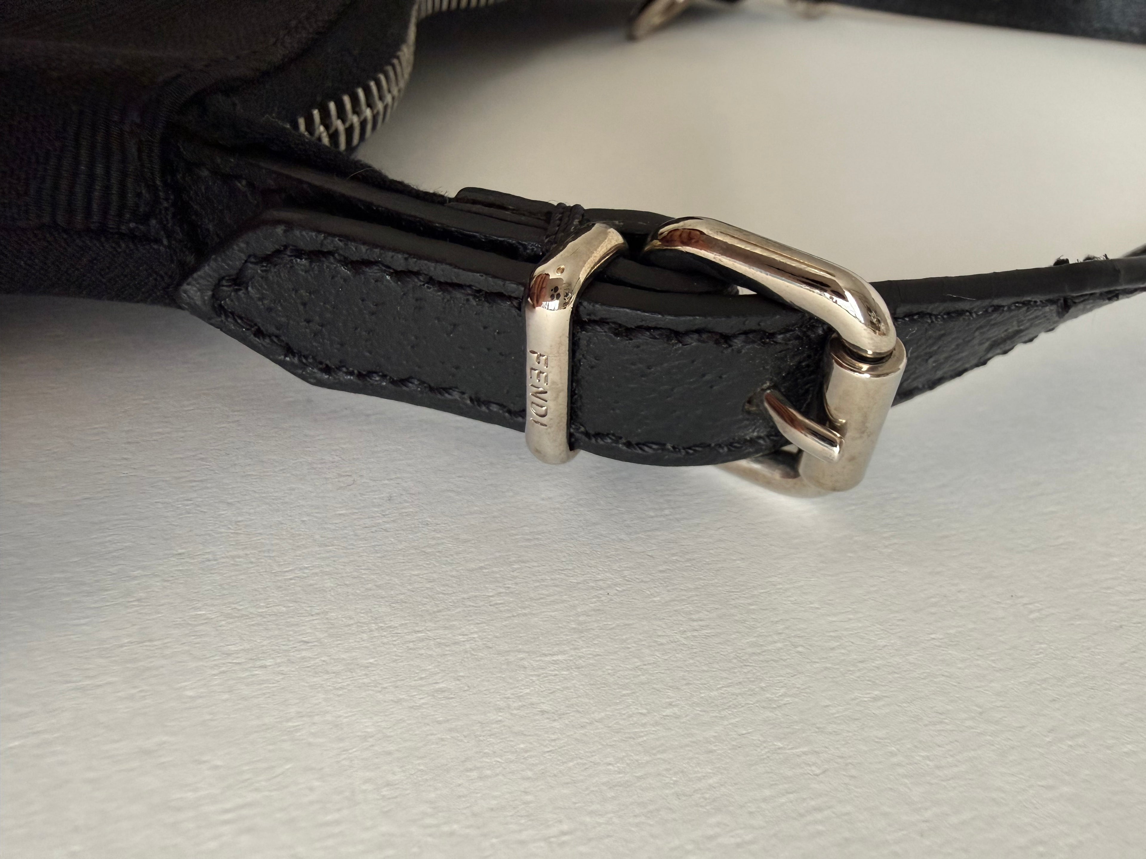 Fendi black Oyster mini bag