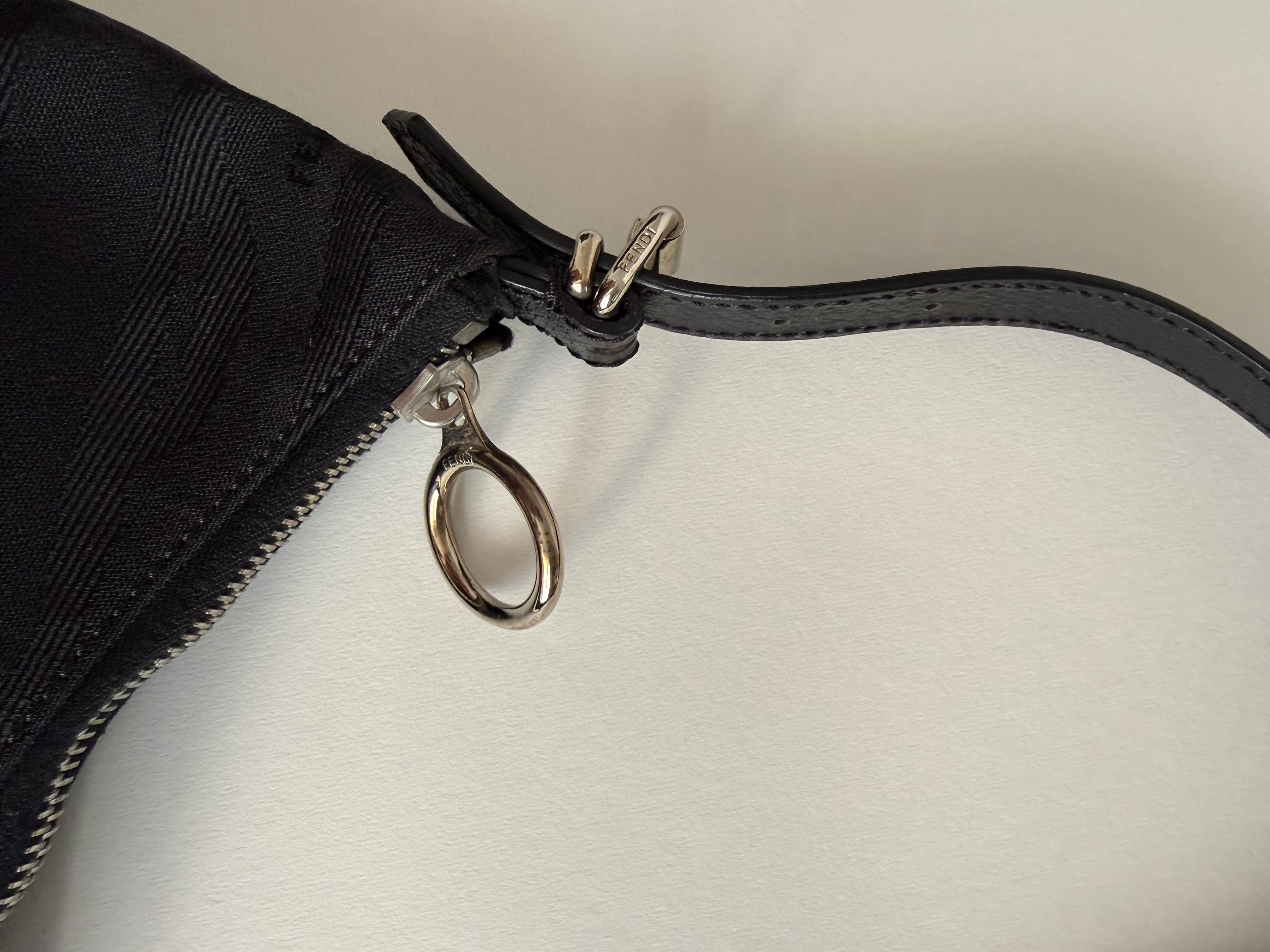 Fendi black Oyster mini bag