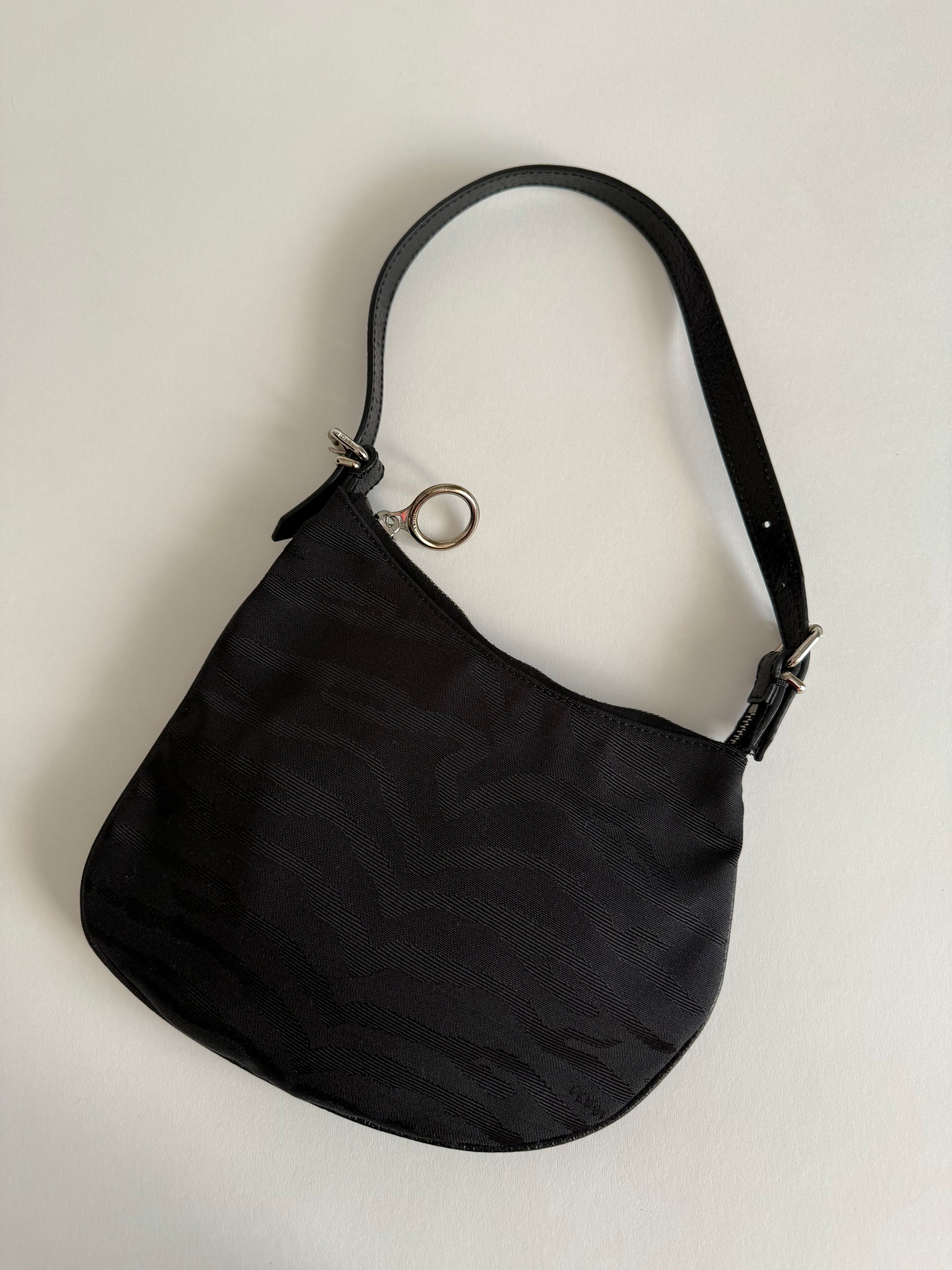 Fendi black Oyster mini bag