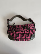 Fendi Zucca one belt knit wool pink