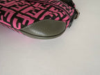 Fendi Zucca one belt knit wool pink