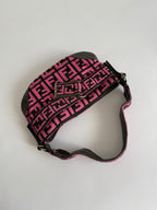 Fendi Zucca one belt knit wool pink