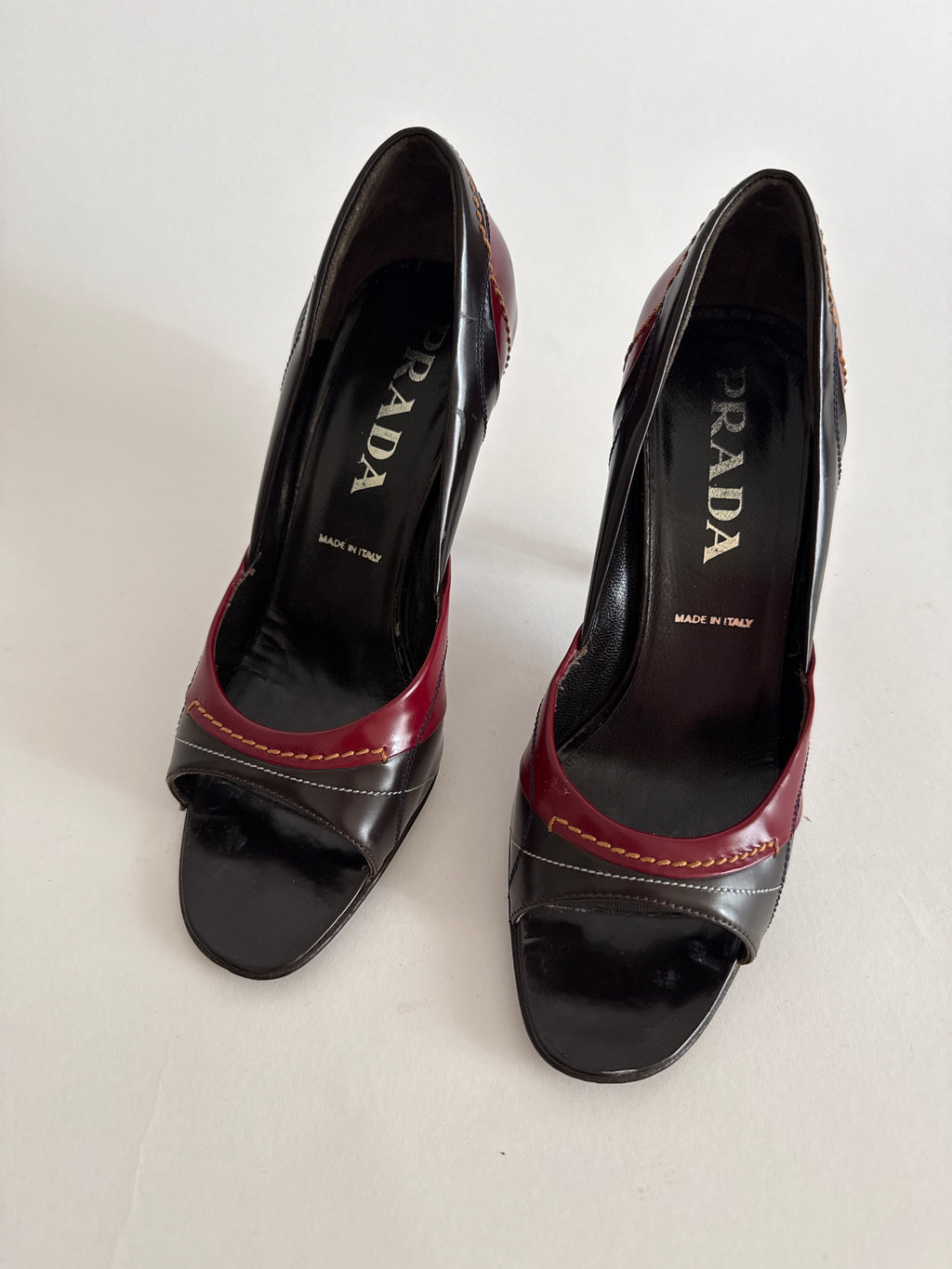 Prada two-tone heels