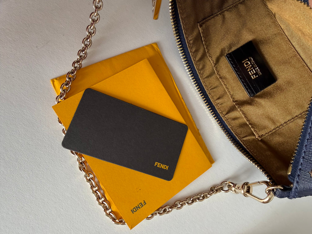 Fendi zucca stars pochette