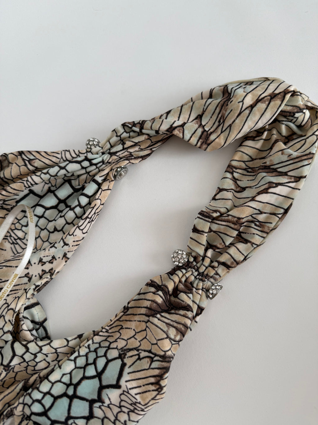 Roberto Cavalli SS 2006 dress open back with shawl