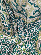 Roberto Cavalli SS 2006 green multicolor mini dress