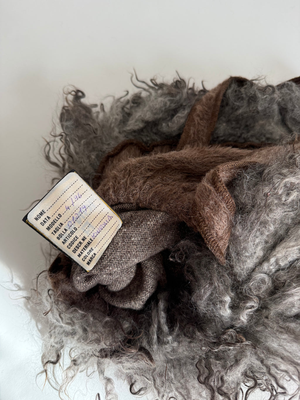 Fendi 90s mongolian fur bag