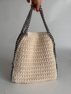 Stella McCartney Falabella mini tote crochet