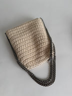 Stella McCartney Falabella mini tote crochet