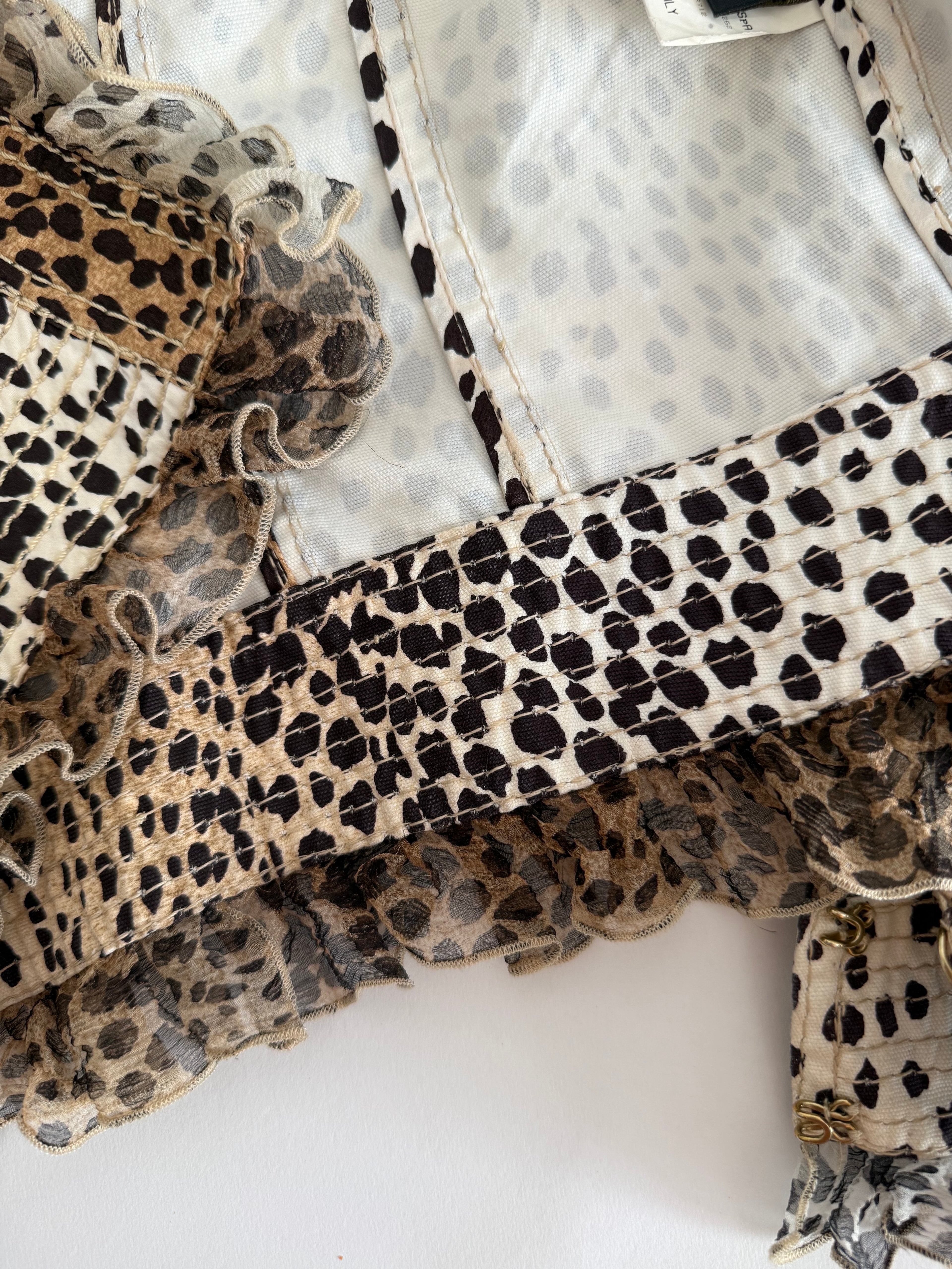 Roberto Cavalli SS 2005 leopard print cotton jacket