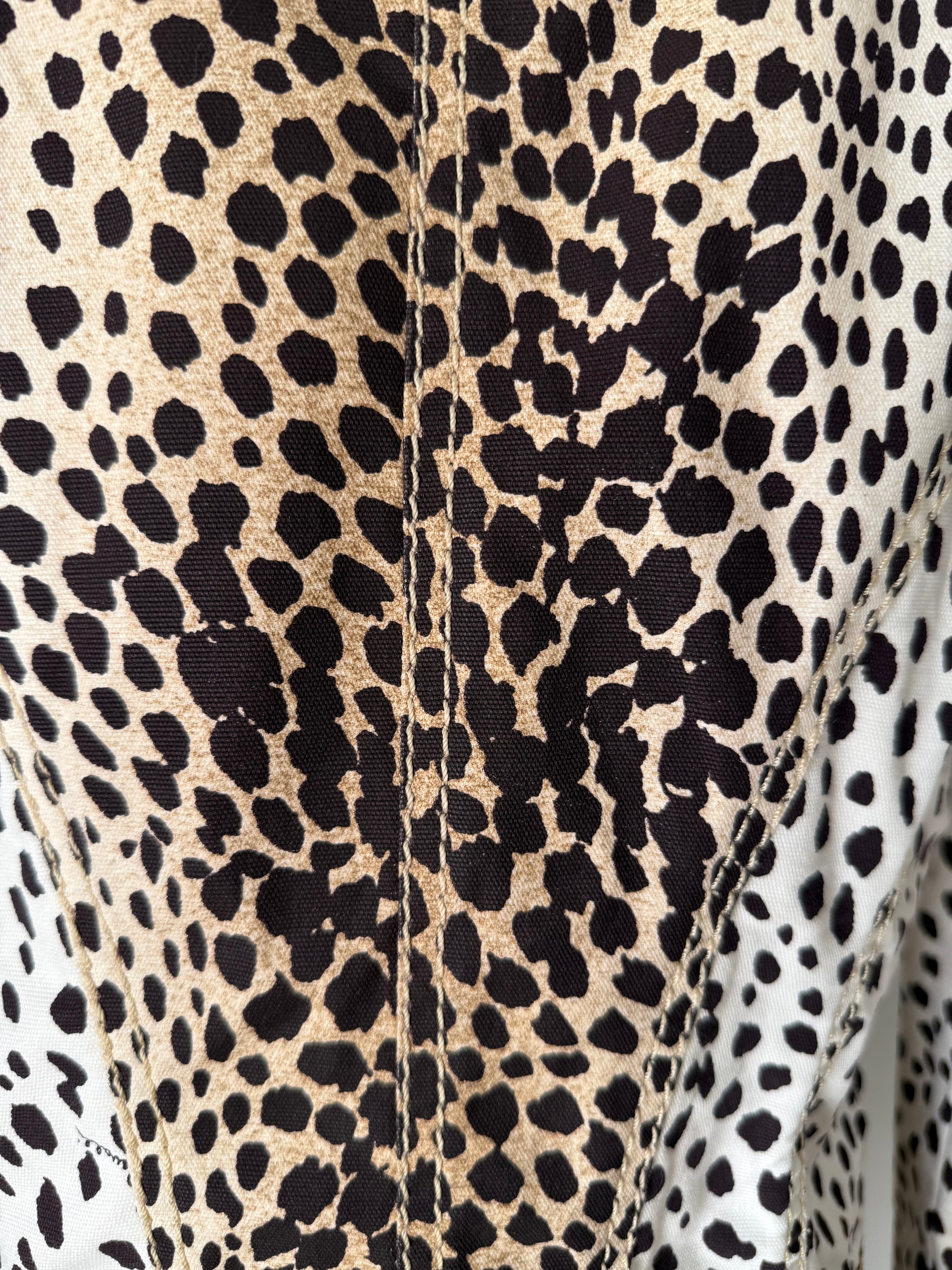 Roberto Cavalli SS 2005 leopard print cotton jacket