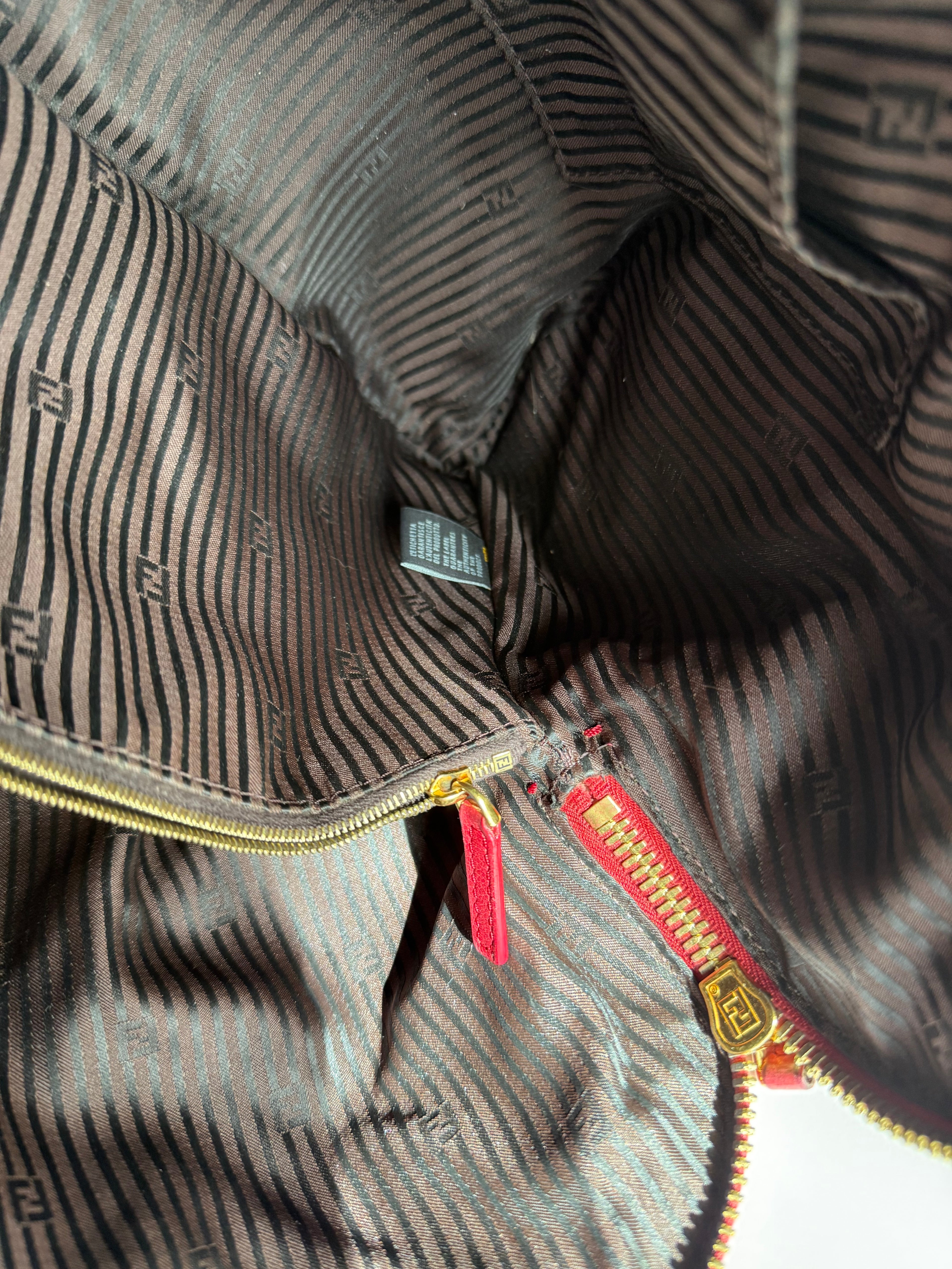 Fendi Chameleon 2012 red handbag
