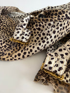 Roberto Cavalli SS 2005 long mermaid leopard skirt