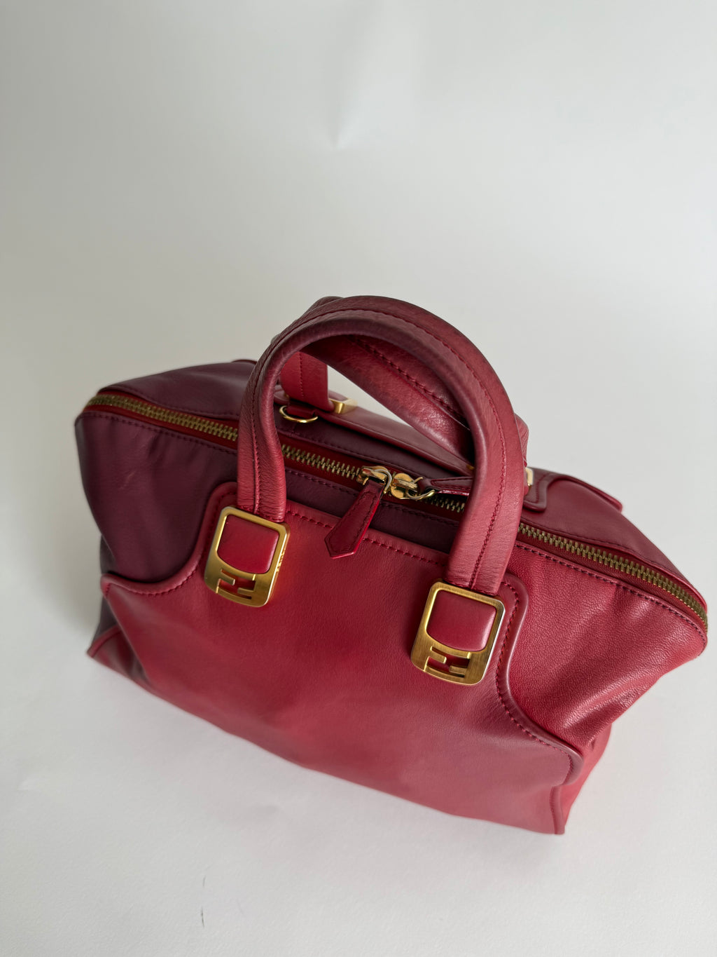 Fendi Chameleon 2012 red handbag