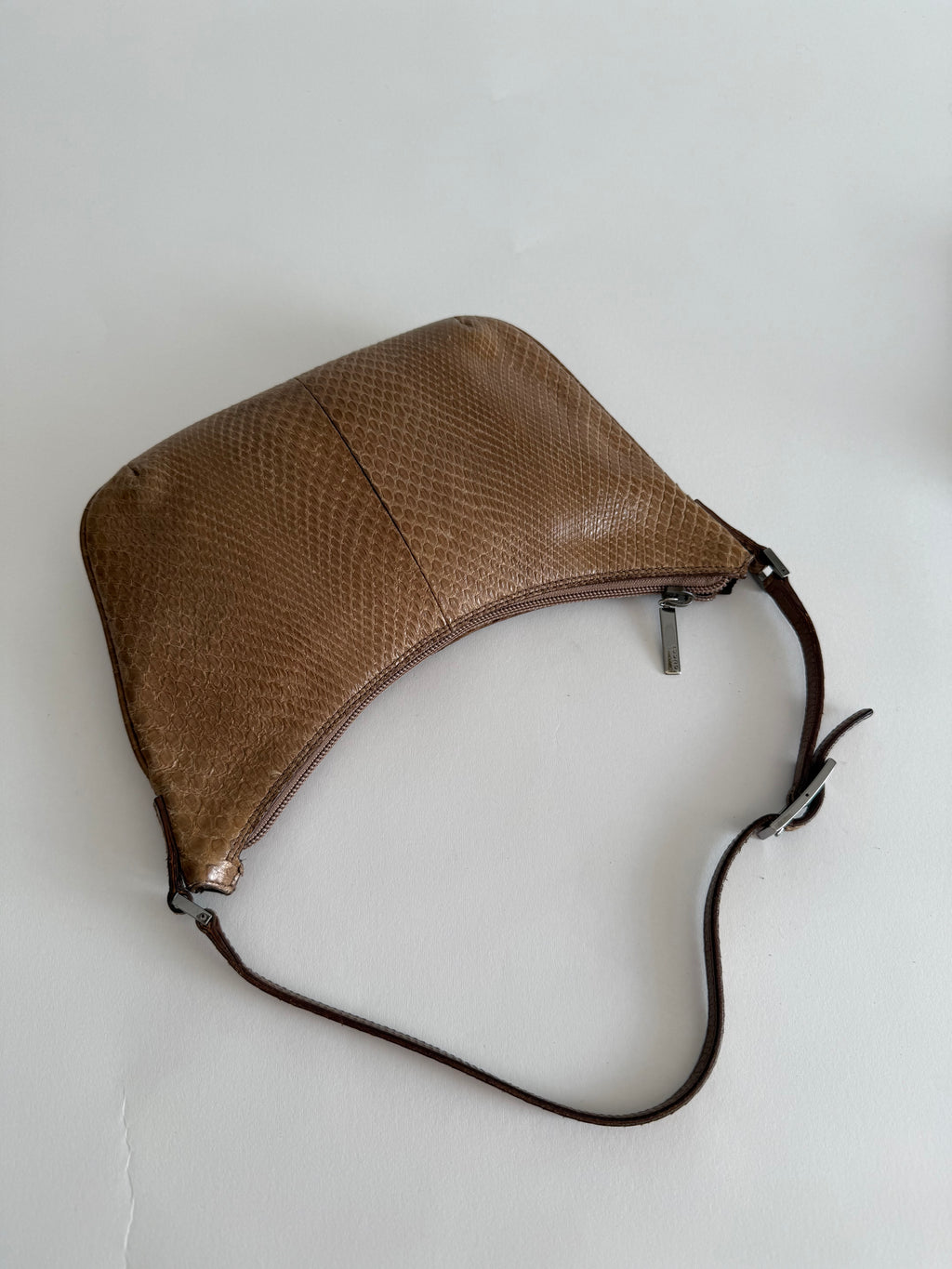 Gucci half-moon snake bag
