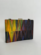 Iceberg SS 1999 Runway multicolor silk pochette