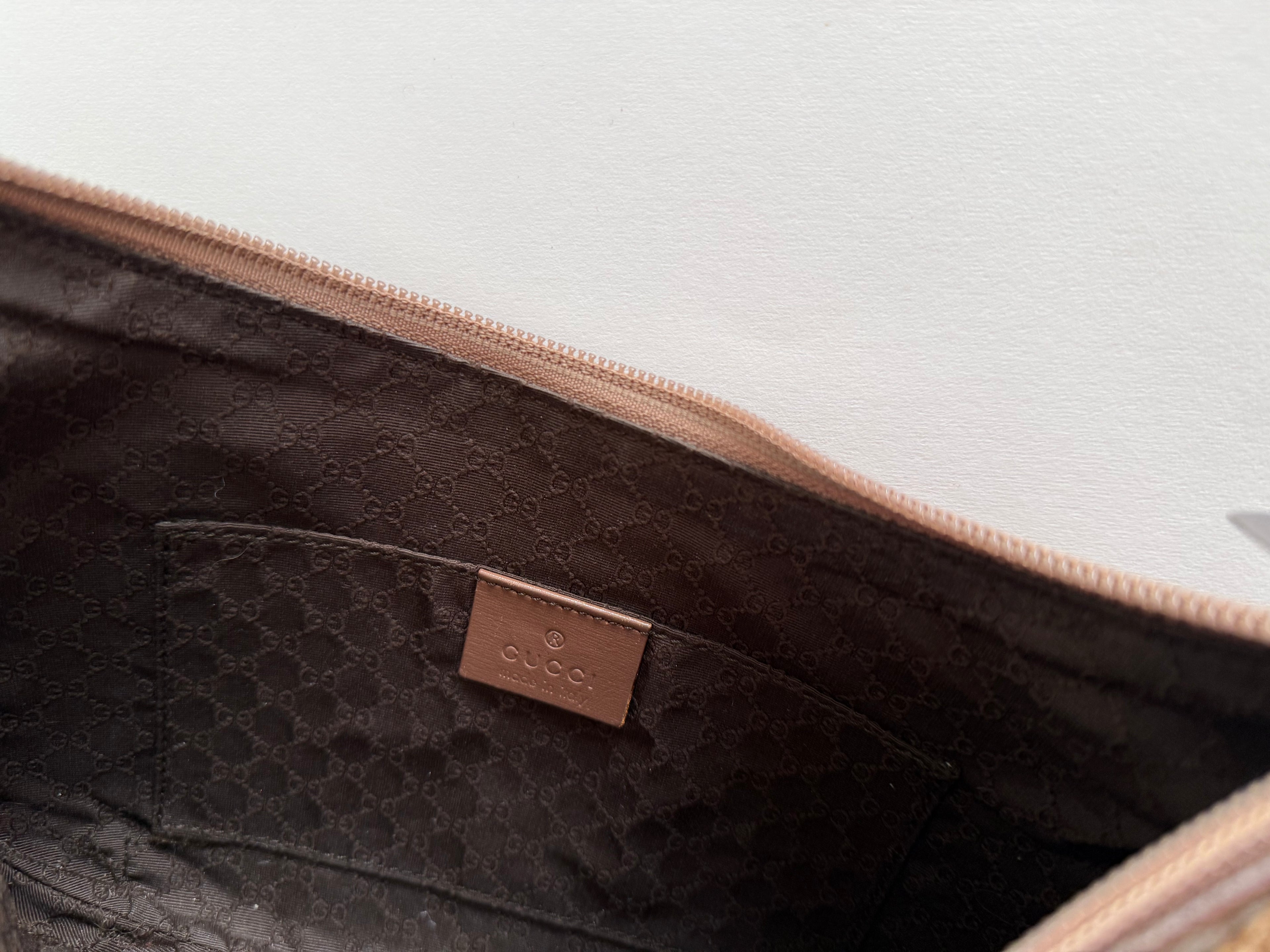 Gucci half-moon snake bag