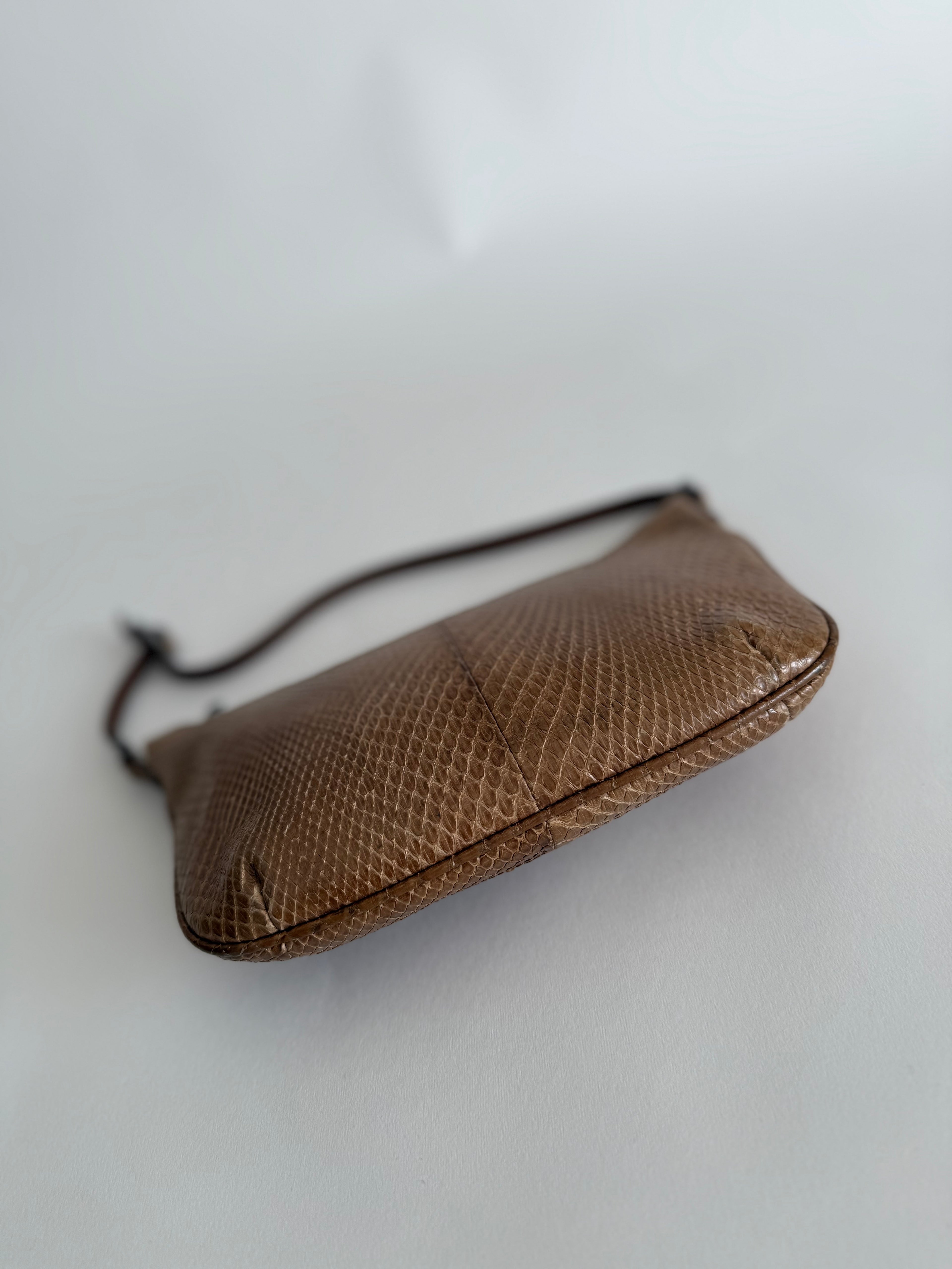 Gucci half-moon snake bag