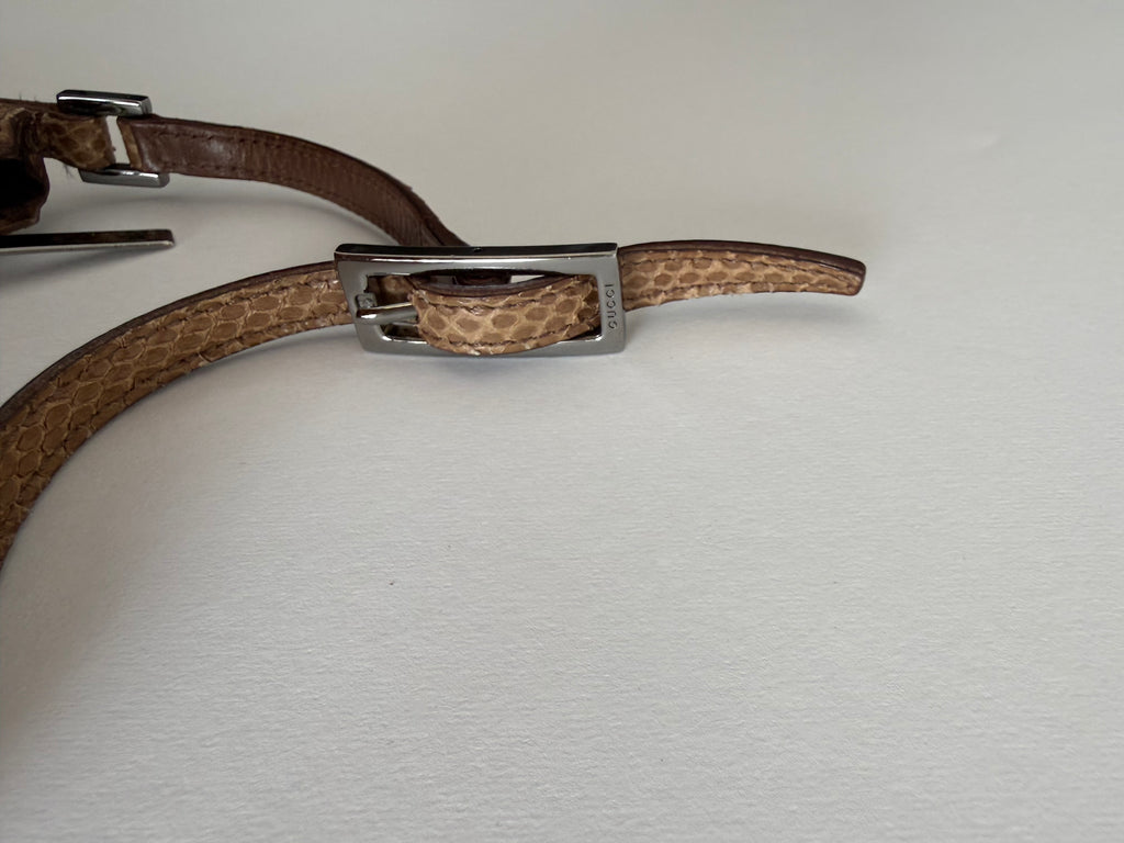 Gucci half-moon snake bag