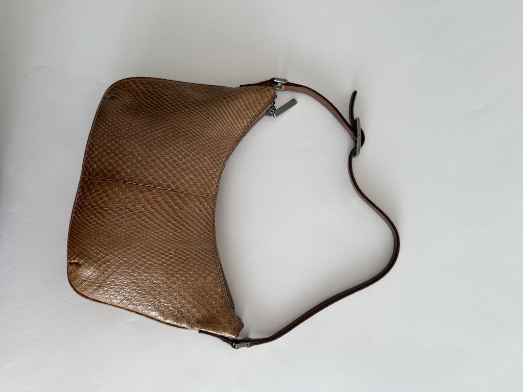 Gucci half-moon snake bag