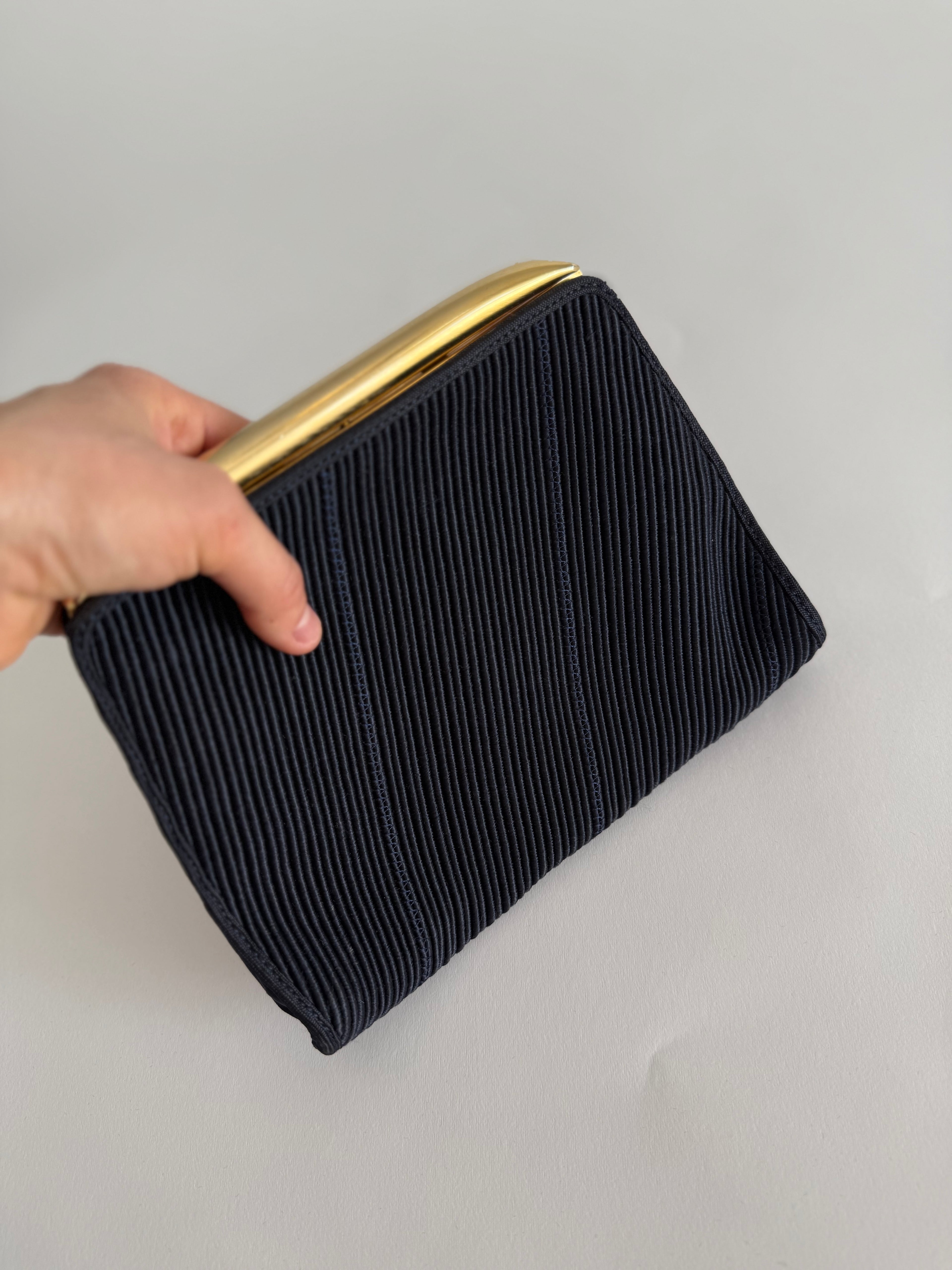 Clutch De Vecchi blue 80s