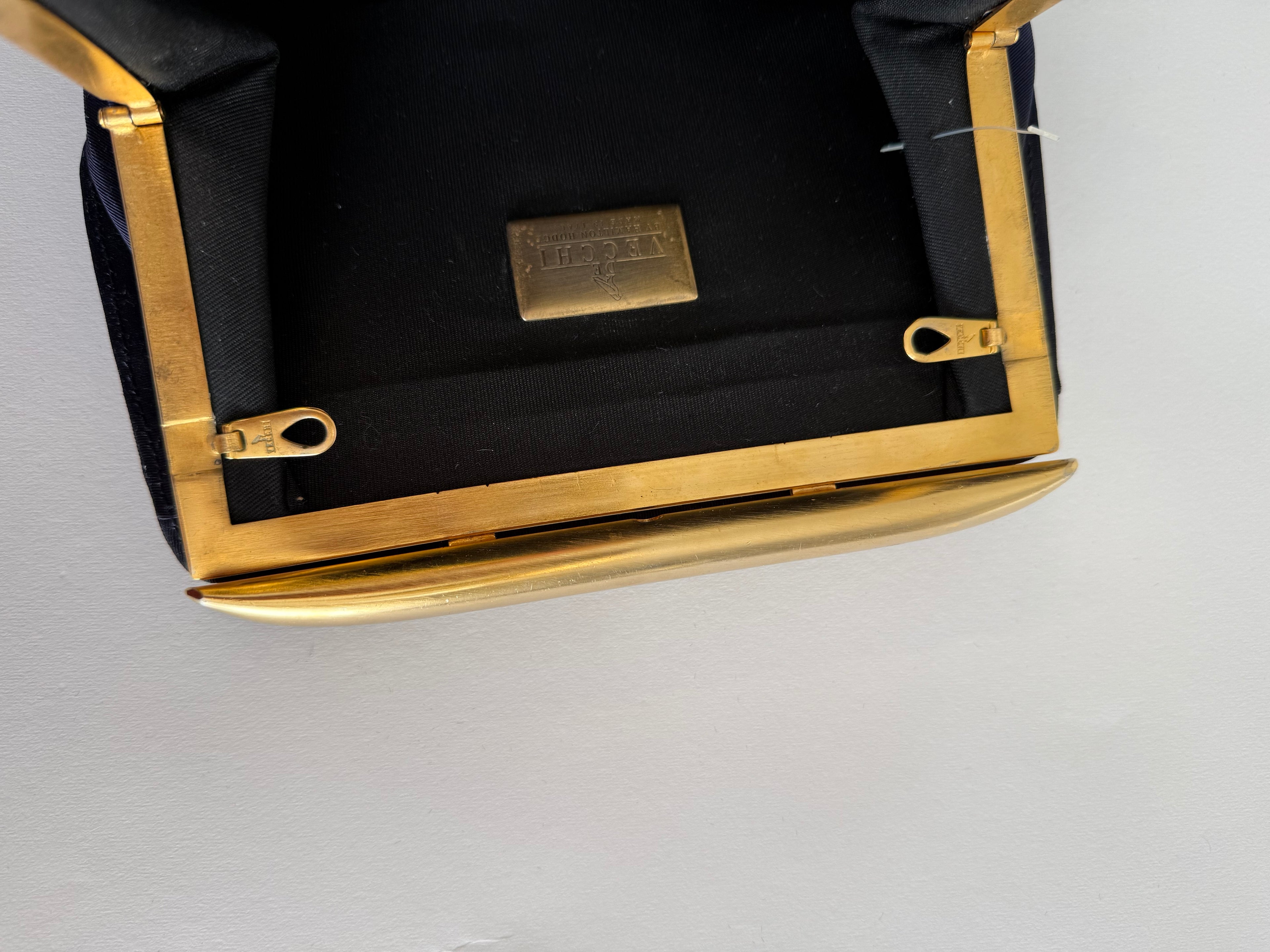 Clutch De Vecchi blue 80s
