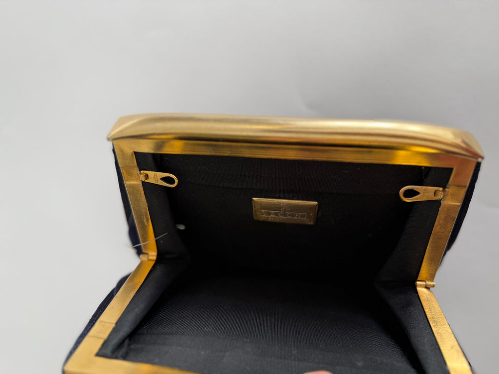 Clutch De Vecchi blue 80s
