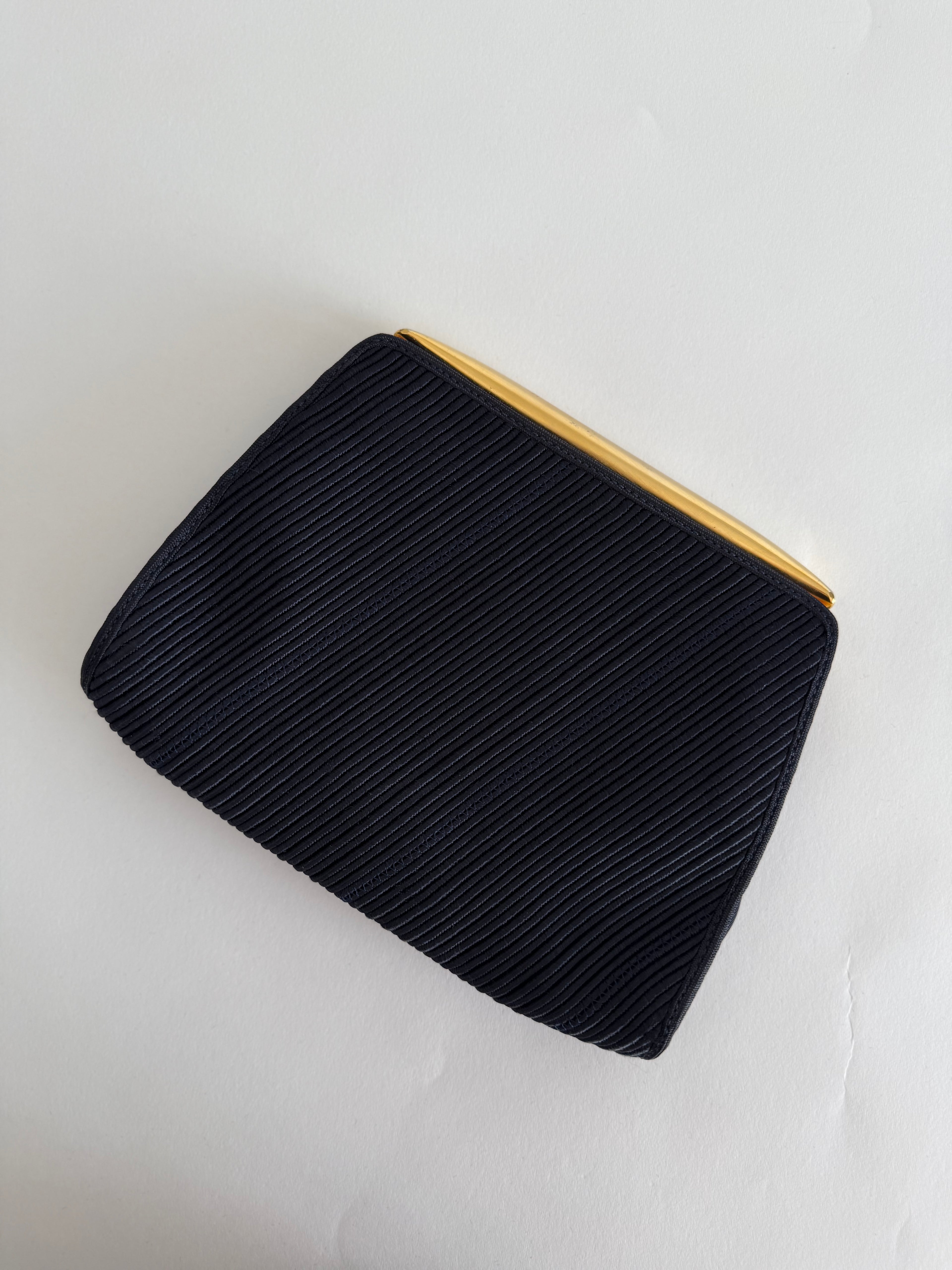 Clutch De Vecchi blue 80s