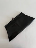 Lizard 70s black clutch