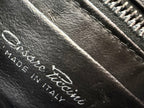 Lizard 70s black clutch