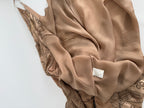 Roberto Cavalli FW 2004 midi bronze gold details