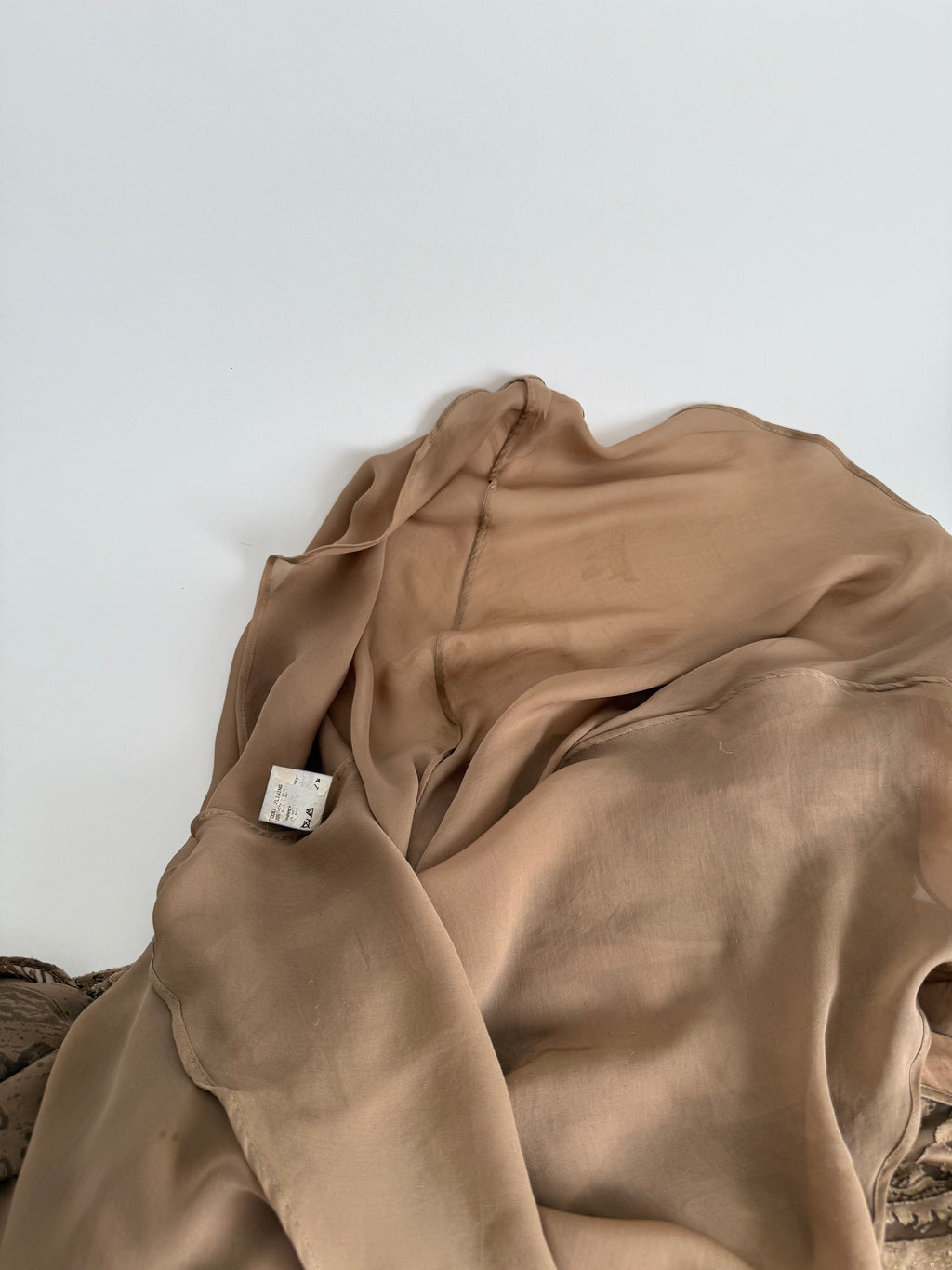 Roberto Cavalli FW 2004 midi bronze gold details