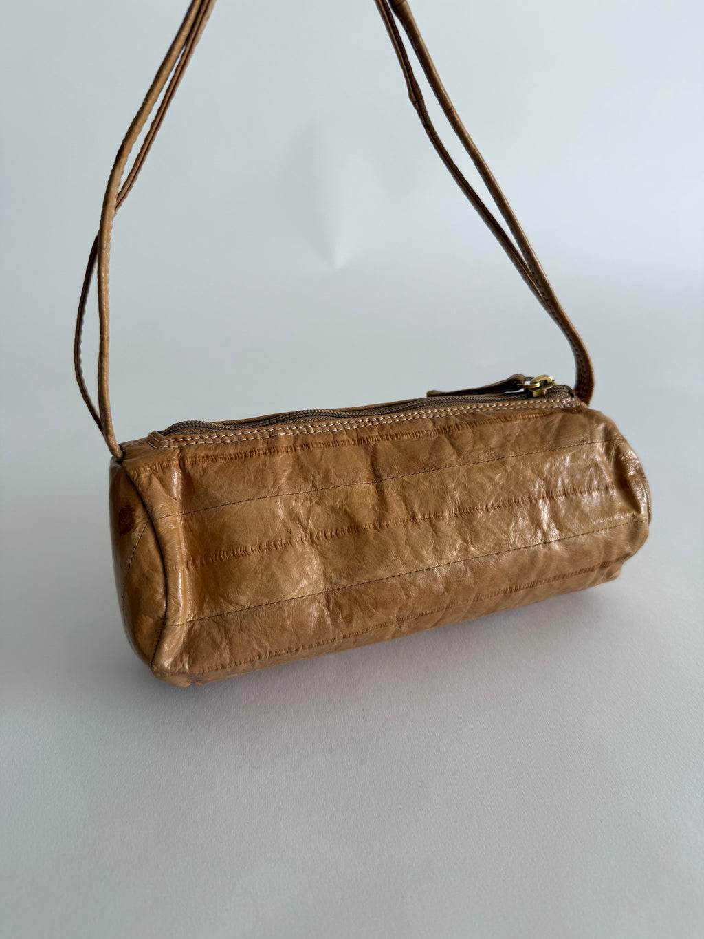 Vintage cream eel purse