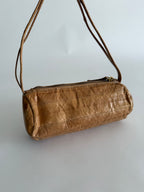 Vintage cream eel purse